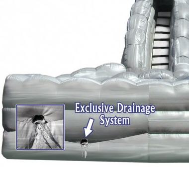 18' Wild Rapids Slide With Landing Inflatable Water Slide - Image 3